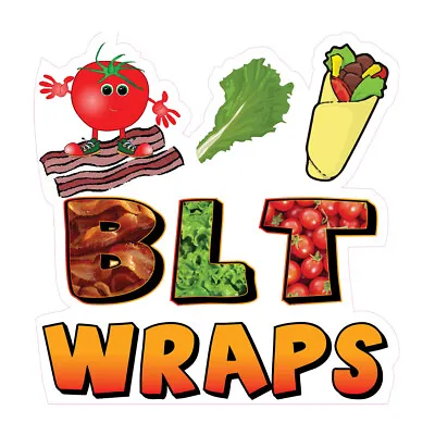 Buy Food Truck Decals Blt Wraps Restaurant & Food Concession Concession Sign White • 11.99$