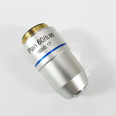 Buy New Microscope Objective Lens 60X / 0.85 Plan Achromatic DIN • 36.90$