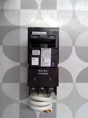 Buy Siemens QF220A 2 Pole 20A Ground Fault Circuit Interrupter **Free Shipping** • 81$