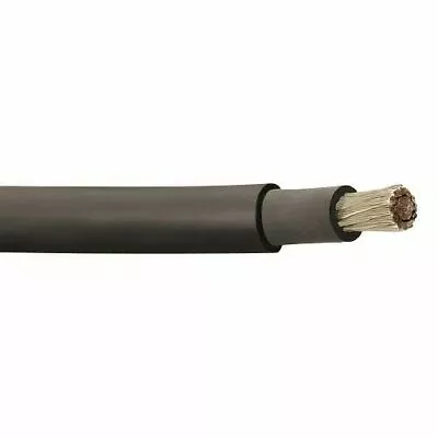 Buy 200' 6 AWG DLO Diesel Locomotive Cable Thermoset CPE Jacket Black 2000V • 300$