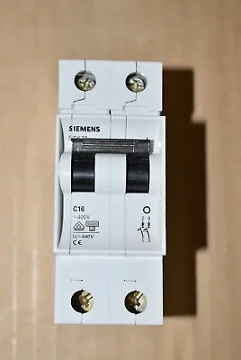 Buy Siemens C16 2 Pole Circuit Breaker Part No. 5SX2 • 20$