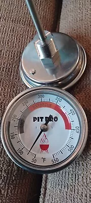 Buy 3  Dial BBQ Pit/Smoker/Grill Thermometer 6  Stem 50/550F Custom  Zoned Dial • 13.95$