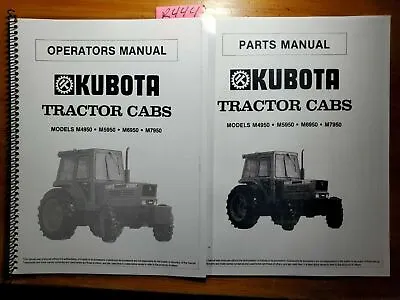 Buy Kubota M4950 M5950 M6950 M7950 Tractor Cabs Owner Operator Manual '83 & Parts 83 • 16.99$
