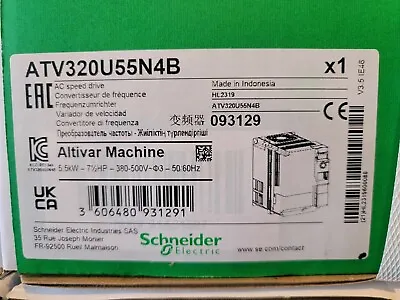 Buy Schneider Electric Altivar 320 ATV320U55N4B Variable Speed Drive 5.5 KW, 7.5 HP • 750$