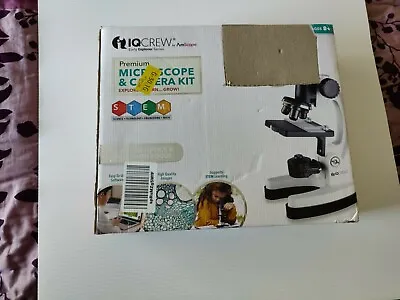 Buy IQCREW Amscope 120X-1200X Kid's 85+ Piece Microscope Kit + Camera + Software • 60$