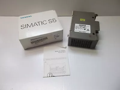 Buy SIEMENS SIMATIC S5 6ES5431-8MA11 DIGITAL INPUT MODULE 8x24VDC • 29$