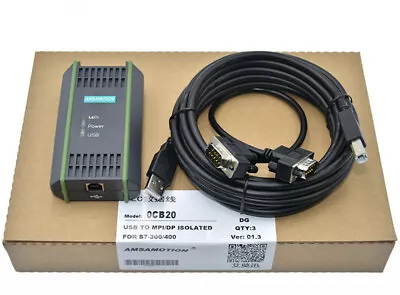 Buy 1pcs For Siemens S7-200 300plc Programming Connector 6ES7972-0CB20-0XA0 • 27.90$