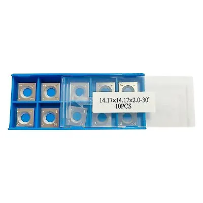 Buy 14.17mm Carbide Inserts Replacement For Grizzly T21348 Inserts  - 10 Pack • 17.99$