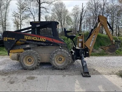 Buy Woods DUAL 1025 Universal Quick Attach Skid Steer Backhoe With 2 Buckets ! • 10,000$