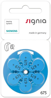 Buy 60 X Siemens Hearing Aid Batteries Button Cell Type 675 PR44 ZL1 • 25.09$