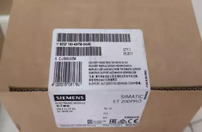 Buy New SIEMENS 6ES7143-4BF50-0AA0 Electronic Module • 200.99$