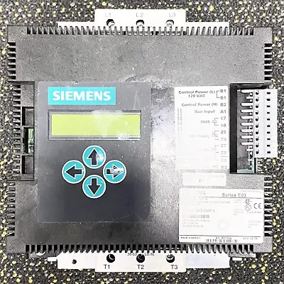 Buy Siemens 72KV34AFA Series E03 Elevator Starter AC Semiconductor Motor Starter USA • 539.99$