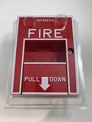 Buy Siemens HMS-S Addressable Red Manual Pull Station Fire Alarm 500-033400 *New* • 385$