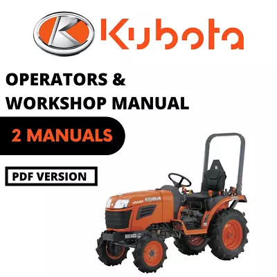 Buy Kubota Tractor L3560 L4060 L4760 L5460 L6060 CAB Operators & Workshop Manual PDF • 40$