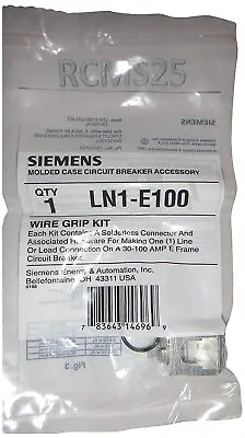 Buy SIEMENS LN1-E100 LUG Rubber Washer E FRAME SENTRON CIRCUIT BREAKER New! LN1E100 • 8.99$