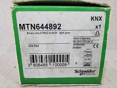Buy Schneider Electric MTN644892 Binary Input REG-K/4X24 Light Grey • 200$