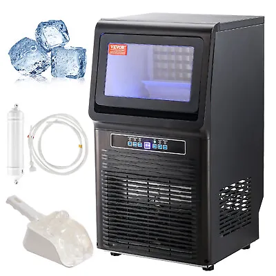 Buy VEVOR Commercial Ice Maker Freestanding Cabinet Machine 70lbs/24H 36 Ice Cubes • 199.99$