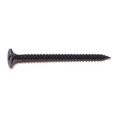 Buy #6 X 2  Black Phosphate Steel Fine Thread Phillips Bugle Head Drywall Screws DWS • 9.16$