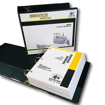 Buy Service Manual For John Deere 850 Crawler Dozer Repair Shop Technical Book Jd850 • 119.97$