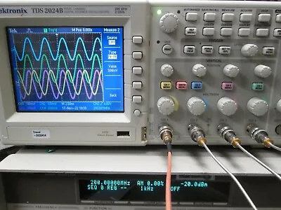 Buy Tektronix TDS2024B 200 MHz DSO 2GS/s 4 Chan Oscilloscope GREAT! USB Color LCD  • 1,199$