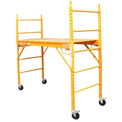 Buy Multi-Use Drywall Baker Scaffolding 6 Ft X 6 Ft X 2.4 Ft With 1000 Lb Capacity • 318.71$
