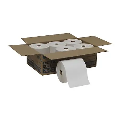 Buy Pacific Blue Basic Paper Towel Hardwound Roll 6 Roll(s) 1 Towels/ Roll • 67.14$