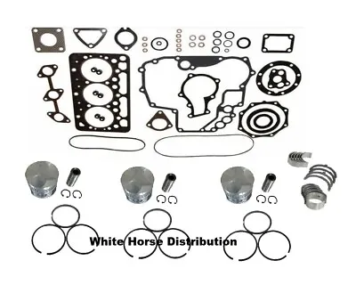 Buy New Engine Overhaul Kit STD Fits Kubota BX2380 • 489.66$