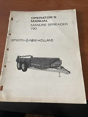 Buy New Holland 790 Manure Spreader Operator’s Manual • 15$