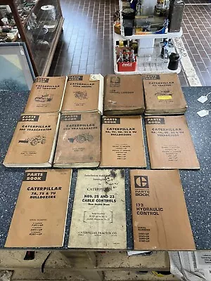 Buy Lot Of 11 Vintage Caterpillar Tractor Bulldozer Parts Books Manuals Nice Group • 13.50$