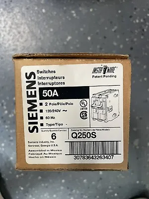 Buy Siemens Q250S NEW Lot Of 6 • 60$