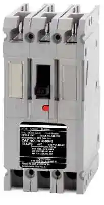 Buy Siemens He3b040, 40 Amp 3 Pole 480 Volt Circuit Breaker • 60$