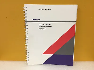 Buy Tektronix 070-8688-05 TAS475, TAS485 Analog Oscilloscopes Instuction Manual • 42.49$