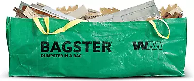 Buy BAGSTER 3CUYD Dumpster In A Bag Holds Up To 3,300 Lb, Green • 46.99$