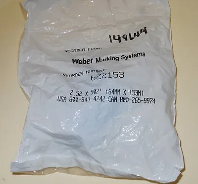 Buy Beckman - Cat.#148644, Thermal Transfer Ribbon, Weber Marking Systems-#622153  • 8.50$