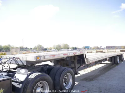 Buy 2007 Fontaine RDFT-1-80 48' Step Deck T/A Flatbed Equipment Trailer • 1$