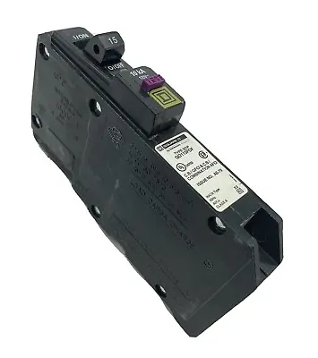 Buy Square D QO115PDF 15A 1P 120V AC Plug In Neutral AFCI/GFCI Dual Function Breaker • 33$