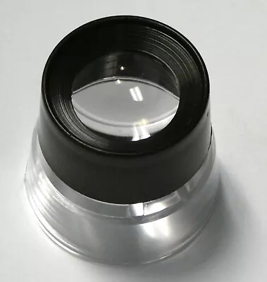 Buy Coin Stamp Rock Circuit Inspection 10X Loupe Stand Magnifier Magnifying Glass 1  • 7.69$