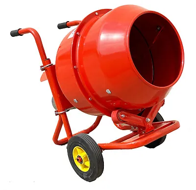 Buy Low Wheel Barrow 4 Cubic Ft. Cement Mixer Stucco Mortar Concrete 1/2HP 120Volt • 429.99$