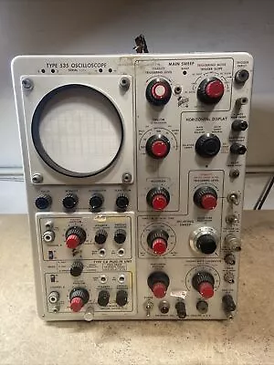 Buy Vintage Tektronix Vacuum Tube Oscilloscope Type 535 UNTESTED • 150$