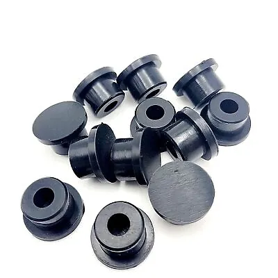 Buy 1/2  Rubber Drill Hole Plugs Push In Compression Stem Silicon Covers 3/4  OD Top • 10.79$
