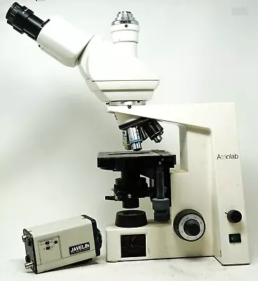 Buy Zeiss AxioLab Phase Contrast Ergo Microscope [NWHMC-BIOMED]  W/ Javelin Camera • 2,299.99$