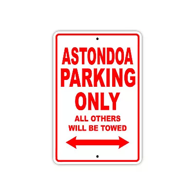 Buy Astondoa Parking Only Boat Ship Art Notice Decor Novelty Aluminum Metal Sign • 11.99$