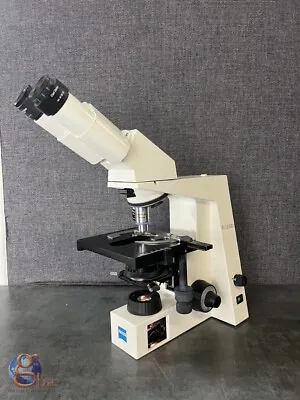 Buy Carl Zeiss Axiolab Microscope W/ CP-Achromat 10x/0,25 & Achroplan 40x/0,65 Obj • 595$