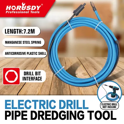 Buy 24 Ft. Drain Auger Cable Replacement Plumbing Snake Sink Clog Sewer Pipe Cleaner • 17.99$