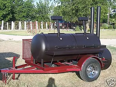 Buy NEW BBQ Pit Smoker And Charcoal Grill Trailer  • 6,450$