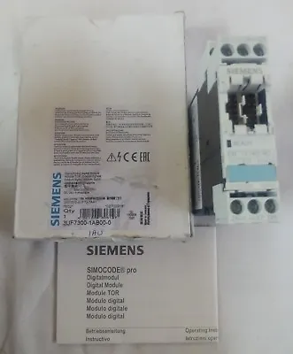 Buy Siemens 3UF7300-1AB00-0 Digital Module; 4 Inputs & 2 Relay Outputs New Unused • 99$