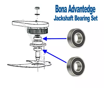 Buy Bona Advantedge Jackshaft Bearing Set • 15.95$