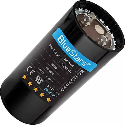 Buy 216-259 Uf/Mfd 330V Start Capacitor Replacement Blue Stars Exact Fit AC Motor  • 24.07$