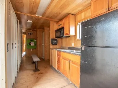 Buy Modular Locker Room Tiny Home Skidded Office Change House Restroom Trailer  • 22,000$