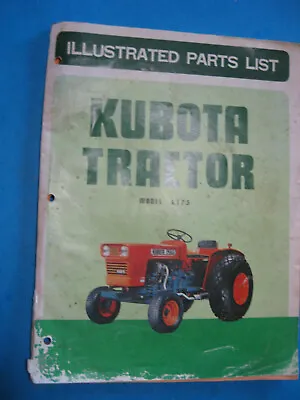 Buy Kubota L175 Tractor Illustrated Parts List   Oem Original   • 35$